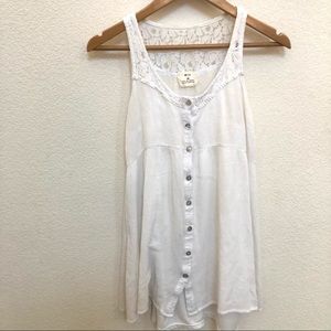 Urban Outfitters Pins&Needles Ivory Crochet  XS